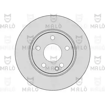 Тормозной диск MALO 1110087 E SD5HE 2492100 изображение 0