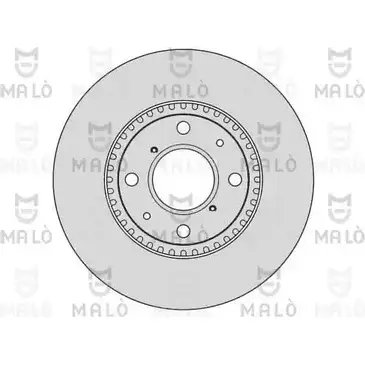Тормозной диск MALO 1110105 ORTK I0 2492118 изображение 0