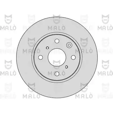 Тормозной диск MALO 1110106 2492119 W G3W63V изображение 0