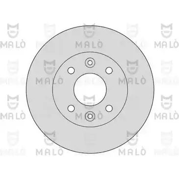 Тормозной диск MALO 1110109 2492122 W GR86OV изображение 0