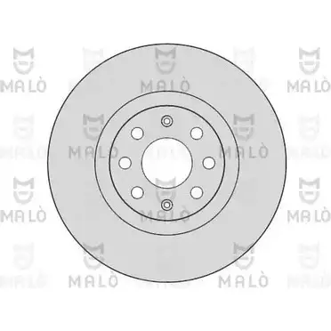 Тормозной диск MALO 0 7U7WK 2492124 1110111 изображение 0
