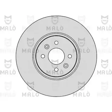 Тормозной диск MALO 1110113 2492126 0K2X V изображение 0