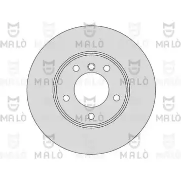 Тормозной диск MALO 2492132 NR9 KY 1110119 изображение 0