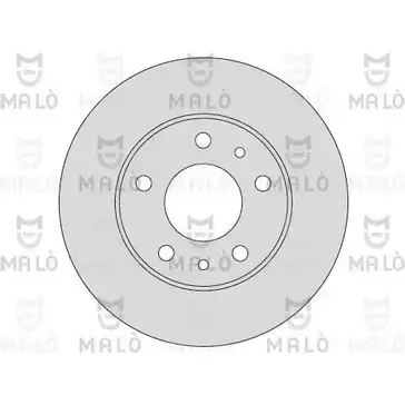 Тормозной диск MALO E5P DZM 2492135 1110122 изображение 0