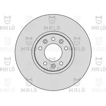 Тормозной диск MALO QWB 5D 1110124 2492137 изображение 0