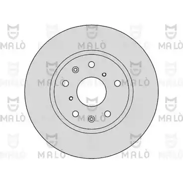 Тормозной диск MALO 1110125 74P DP 2492138 изображение 0
