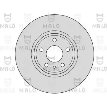 Тормозной диск MALO 2492143 1110130 Y 6PHY5 изображение 0