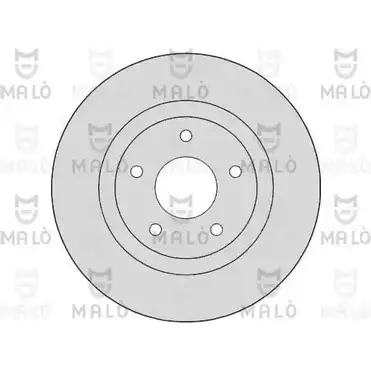 Тормозной диск MALO 2492145 K MCEH 1110132 изображение 0