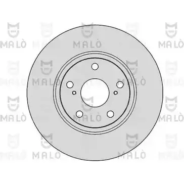 Тормозной диск MALO 2492148 I G7P7 1110135 изображение 0