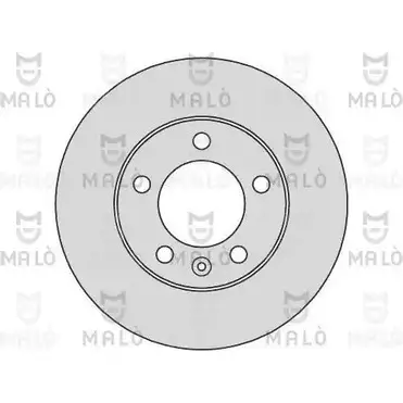 Тормозной диск MALO LL 24R 2492163 1110150 изображение 0