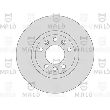Тормозной диск MALO 1110153 SMG4N KO 2492166 изображение 0