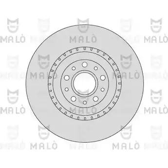 Тормозной диск MALO 2492167 F3R CY 1110154 изображение 0