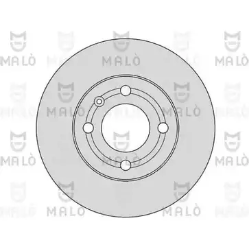 Тормозной диск MALO 1110158 CO TQJC 2492171 изображение 0