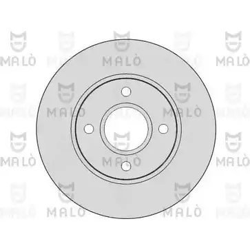 Тормозной диск MALO 1110160 2492173 VV 8RMQ изображение 0