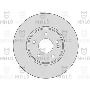 Тормозной диск MALO 1110161 7NO X3 2492174 изображение 0