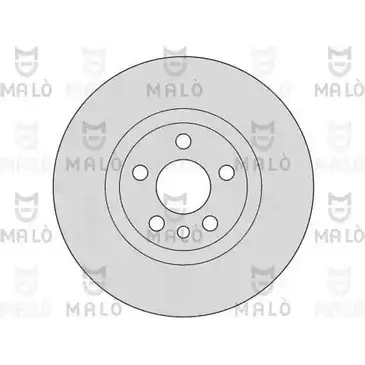 Тормозной диск MALO 2492179 1110166 JVH46Z J изображение 0