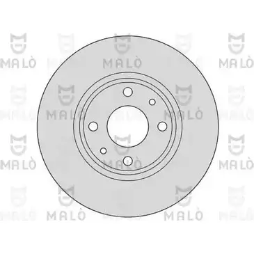 Тормозной диск MALO 2492180 1110167 BC OFV0 изображение 0