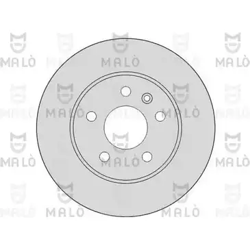Тормозной диск MALO 2492186 IG4 YJO 1110173 изображение 0