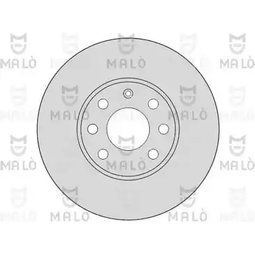 Тормозной диск MALO 1110176 2492189 D2U U2T изображение 0