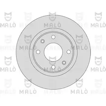 Тормозной диск MALO 2492197 1110184 Z9 6HA изображение 0