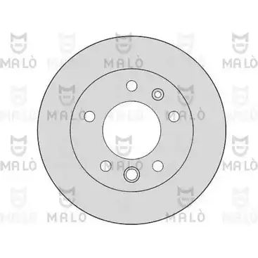 Тормозной диск MALO 1110185 2492198 VPV I3Y изображение 0