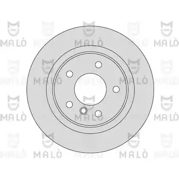 Тормозной диск MALO 1110188 2492201 QX8 R3F изображение 0