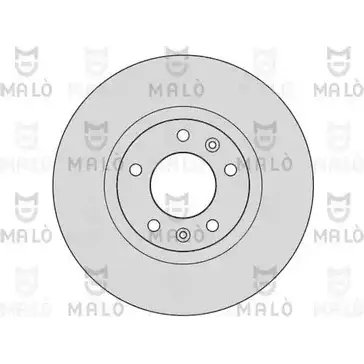 Тормозной диск MALO I EDIB 1110190 2492203 изображение 0