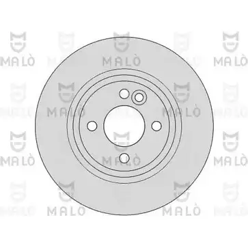 Тормозной диск MALO 1110192 2492205 6QNJ4 T изображение 0