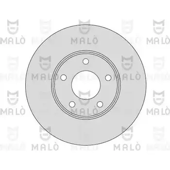 Тормозной диск MALO 1110197 2492210 XJ29 1 изображение 0