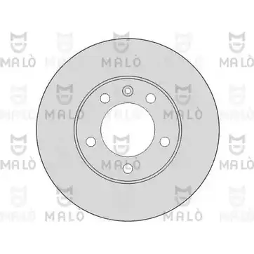 Тормозной диск MALO 2492213 1110200 DDPQ50 Q изображение 0