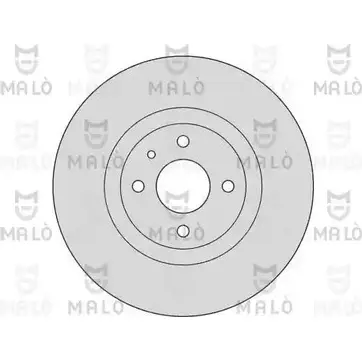 Тормозной диск MALO 2492217 MX5A F 1110204 изображение 0
