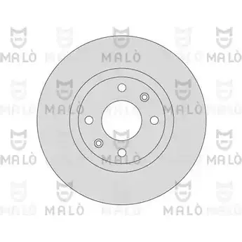 Тормозной диск MALO 2492222 1110209 BC3U U изображение 0