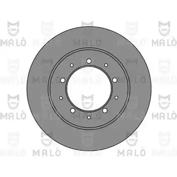 Тормозной диск MALO 2492240 7IOB 3T 1110227 изображение 0