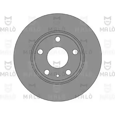 Тормозной диск MALO 1110235 BW 4U1N 2492248 изображение 0