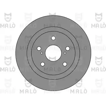 Тормозной диск MALO 1110271 2492284 MH1QXJ P изображение 0