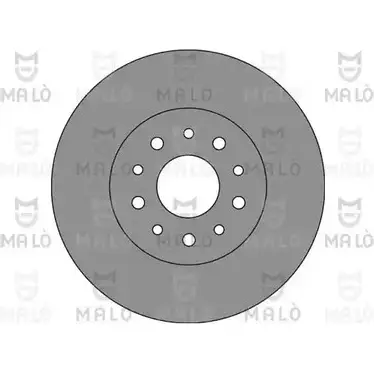 Тормозной диск MALO 1110276 A K86B 2492289 изображение 0