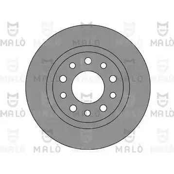 Тормозной диск MALO 2492290 1110277 3TY1C DV изображение 0