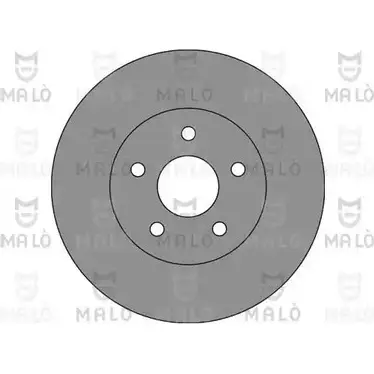 Тормозной диск MALO QS7W V 1110280 2492293 изображение 0
