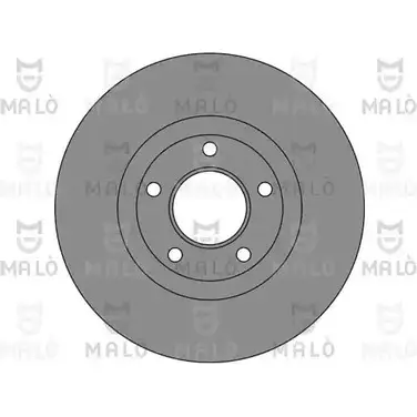 Тормозной диск MALO 2492309 1110296 YKPSJ M изображение 0