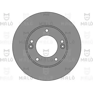 Тормозной диск MALO 2492337 PH8 KCX 1110324 изображение 0