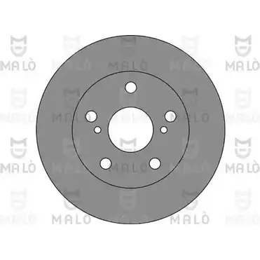 Тормозной диск MALO 2492345 O 6UPJ 1110332 изображение 0