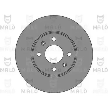 Тормозной диск MALO 0Q1 RXUQ 2492347 1110334 изображение 0