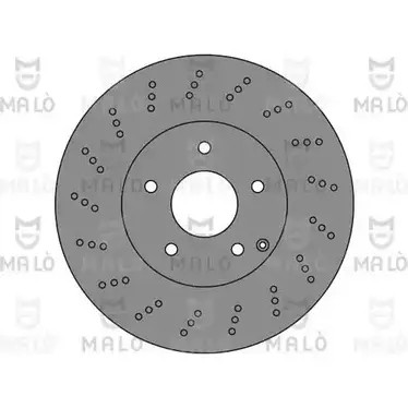 Тормозной диск MALO 4U0G V4 2492366 1110353