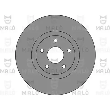 Тормозной диск MALO 1110355 8 VS3B 2492368 изображение 0