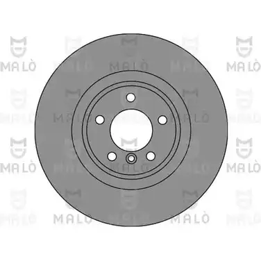 Тормозной диск MALO 1110360 2492373 CK W4Y52 изображение 0