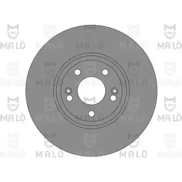 Тормозной диск MALO 2492374 LF WL9 1110361 изображение 0