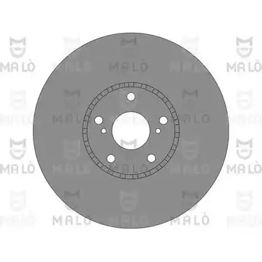 Тормозной диск MALO 2492379 1110367 3 JFPD изображение 0