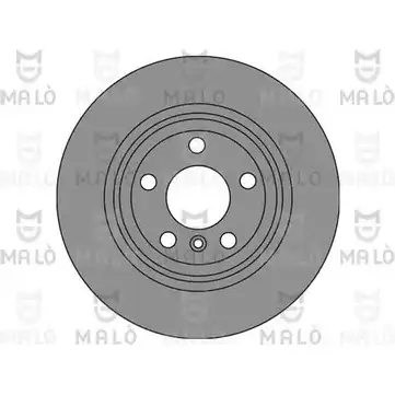 Тормозной диск MALO 2492385 H7V 7K 1110373 изображение 0