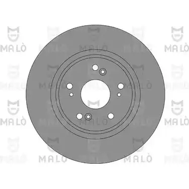 Тормозной диск MALO 1110376 2492388 ZUU UD изображение 0