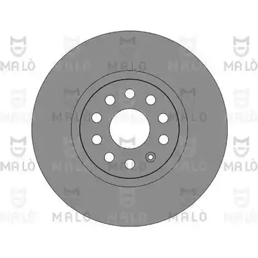 Тормозной диск MALO L7PEL9 G 1110395 2492407 изображение 0